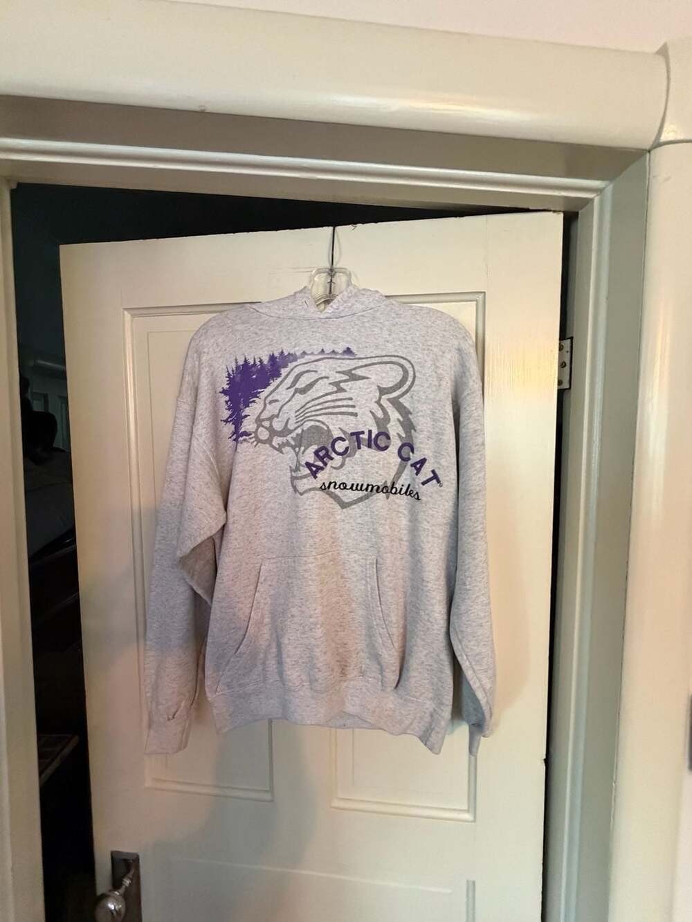 Vintage 90s Arctic Cat Snowmobiles Graphic Hoodie